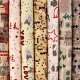 کاغذ کادو کرافت طرح دار طلاکوب مخمل بسته 10 عددی