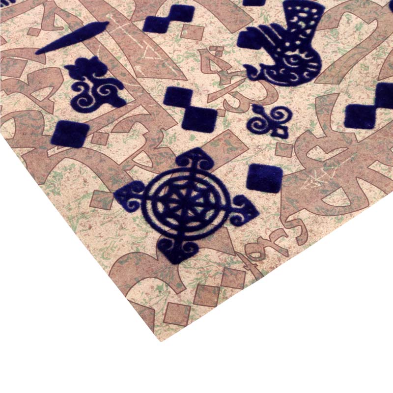 کاغذ کادو کرافت طرح دار طلاکوب مخمل بسته 10 عددی