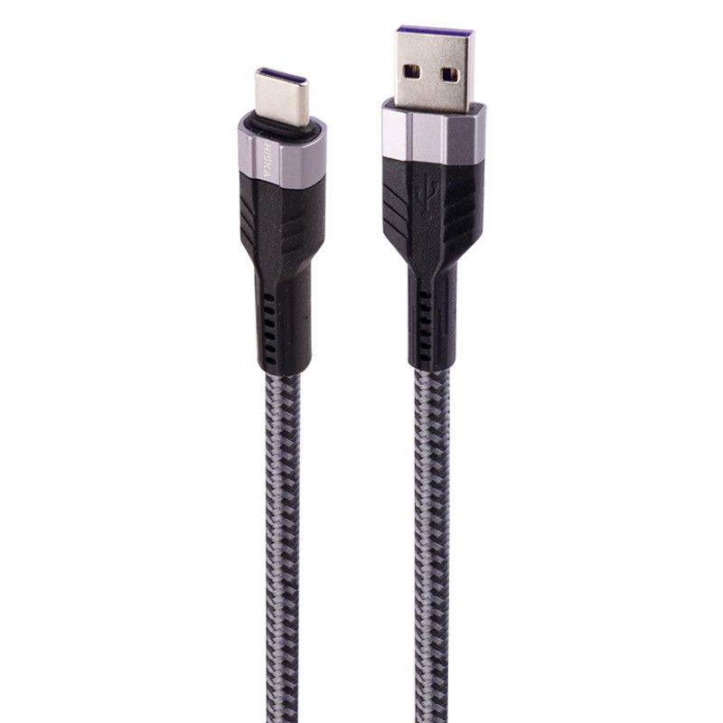 کابل تایپ سی فست شارژ Hiska LX-304 6A PD QC3.0 1m