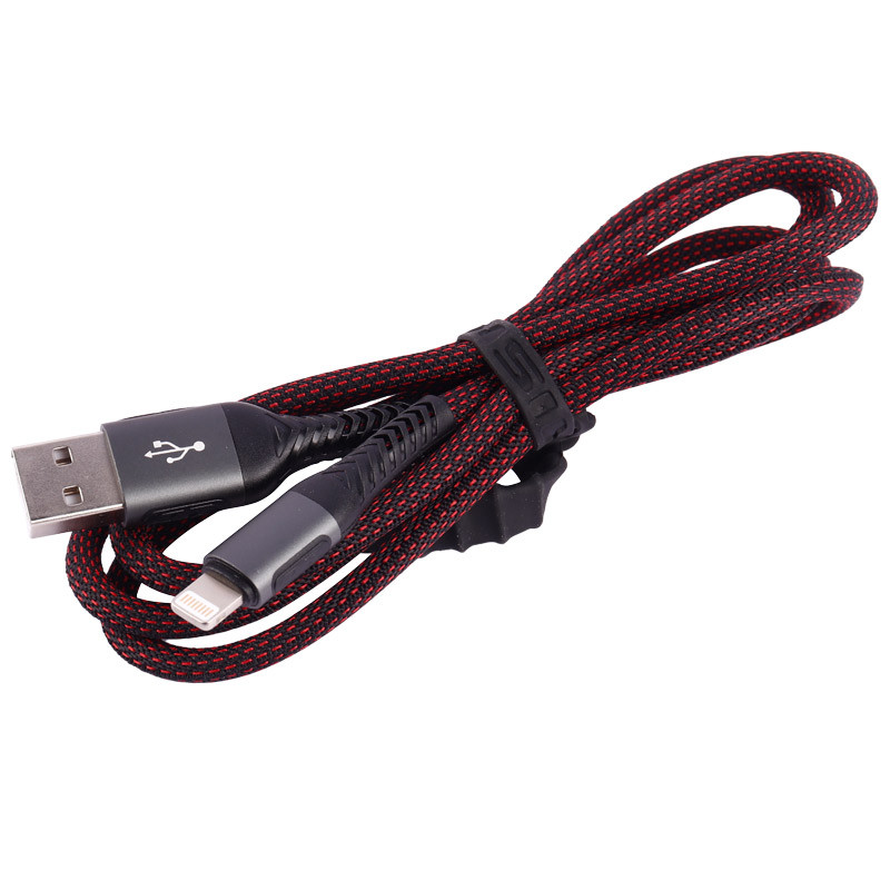 کابل آیفونی فست شارژ Hiska LX-404 3A PD QC3.0 1m