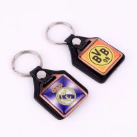 جاکلیدی فلزی چرمی رزینی