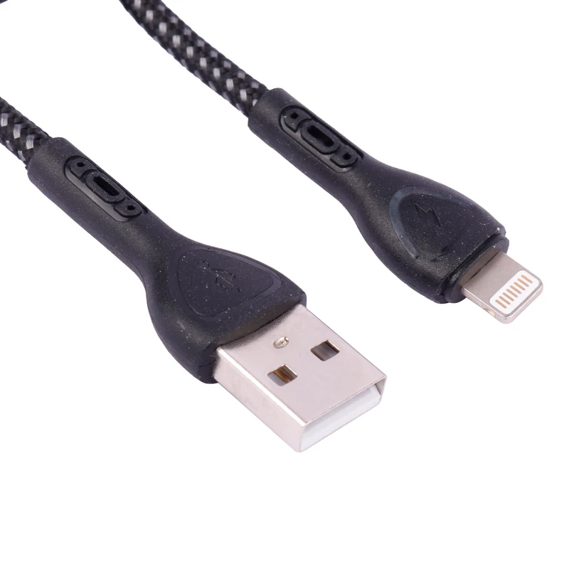 کابل لایتننیگ فست شارژ 2.4 آمپر الدینیو LS481 طول 1 متر
