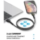 کابل میکرو یو اس بی فست شارژ 2.4 آمپر الدینیو LS481 طول 1 متر