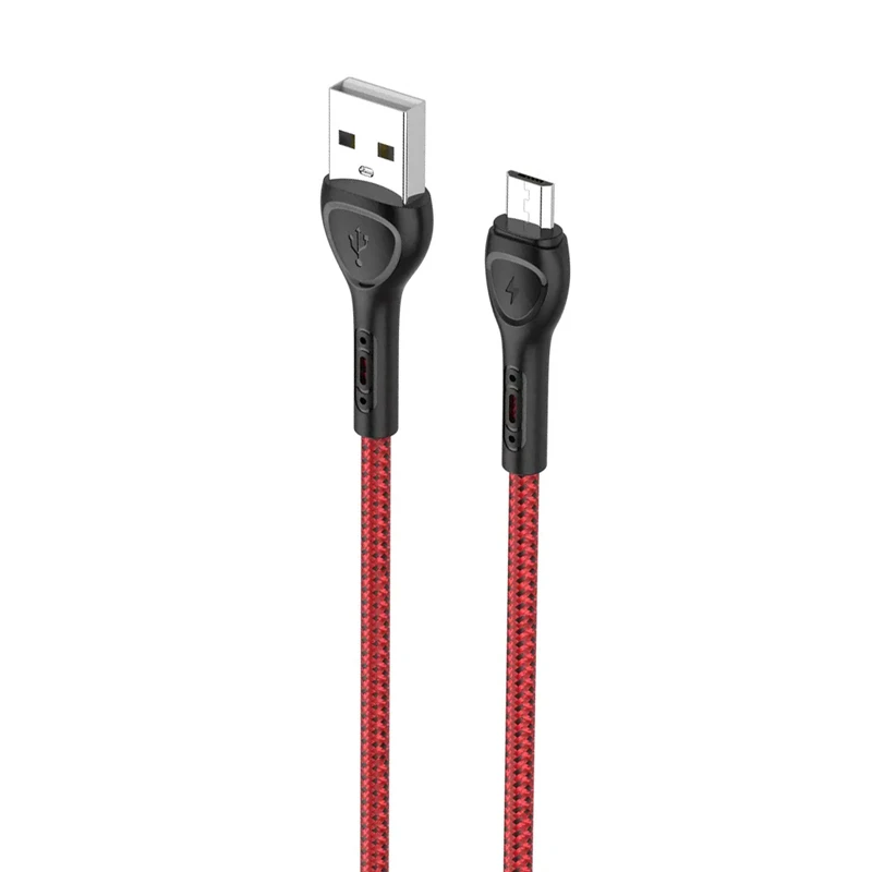 کابل میکرو یو اس بی فست شارژ 2.4 آمپر الدینیو LS481 طول 1 متر