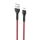 کابل میکرو یو اس بی فست شارژ 2.4 آمپر الدینیو LS481 طول 1 متر
