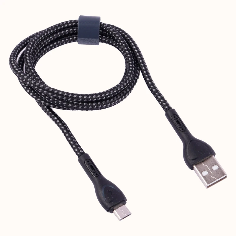 کابل میکرو یو اس بی فست شارژ 2.4 آمپر الدینیو LS481 طول 1 متر