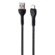 کابل میکرو یو اس بی فست شارژ 2.4 آمپر الدینیو LS481 طول 1 متر