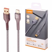 کابل تایپ سی فست شارژ 30 وات الدینیو LS652 طول 2 متر