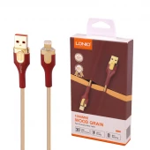 کابل لایتنینگ فست شارژ 30 وات الدینیو LS681 طول 1 متر
