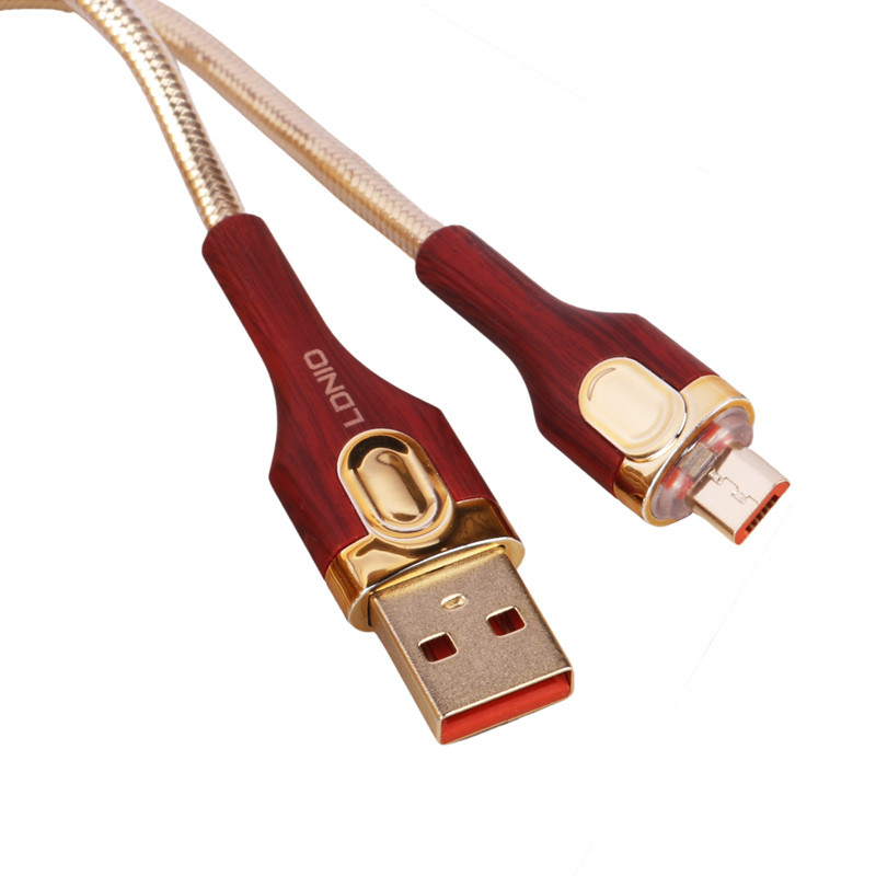 کابل میکرو یو اس بی فست شارژ Ldnio LS682 30W 2m