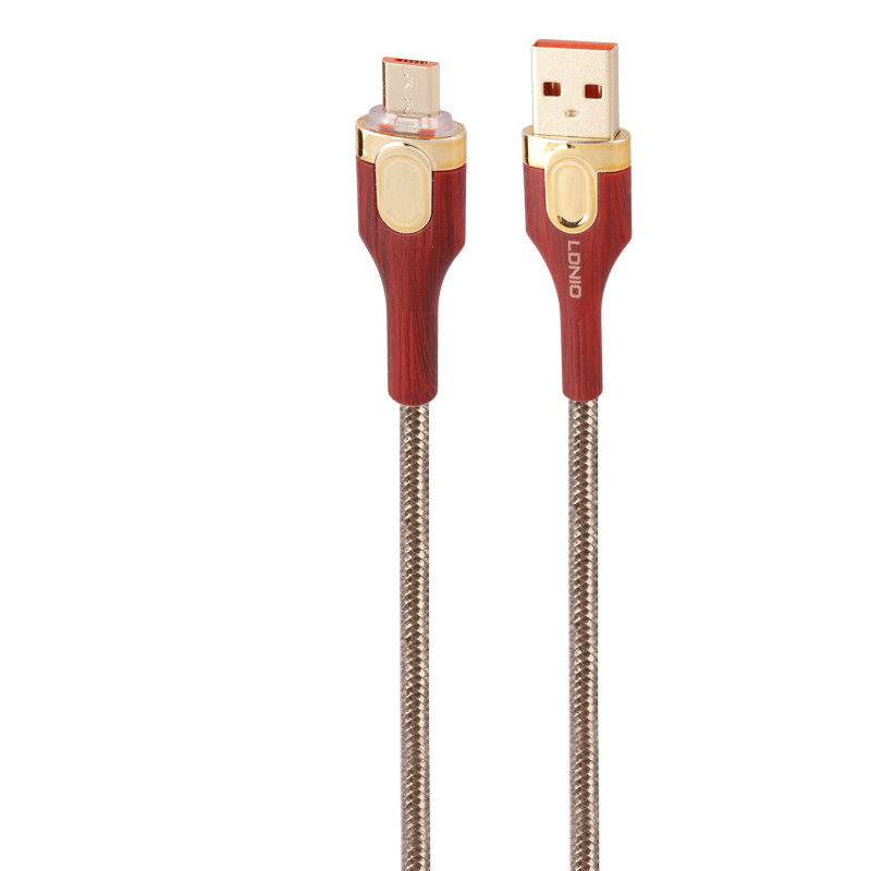 کابل میکرو یو اس بی فست شارژ Ldnio LS682 30W 2m