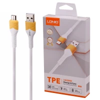 کابل میکرو یو اس بی فست شارژ Ldnio LS801 30W 1m