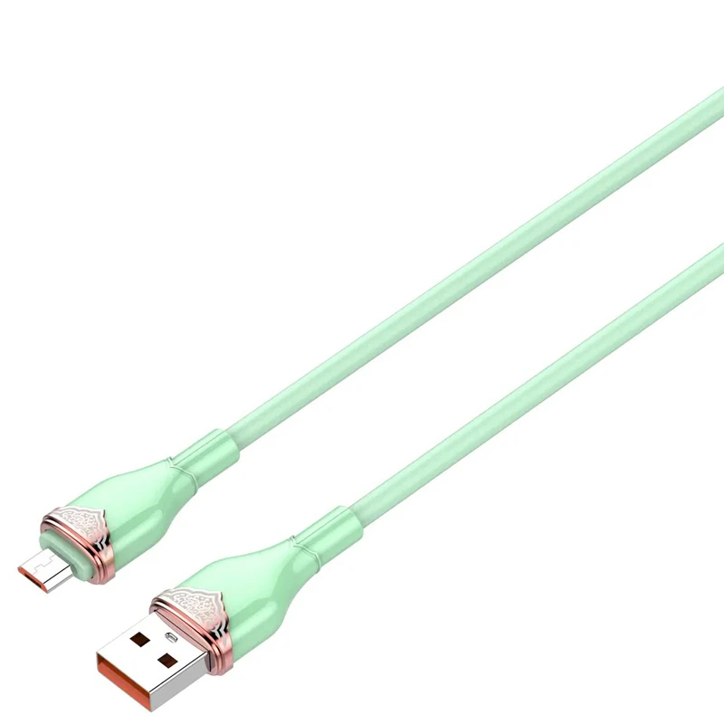 کابل میکرو یو اس بی فست شارژ 30 وات الدینیو LS821 طول 1 متر