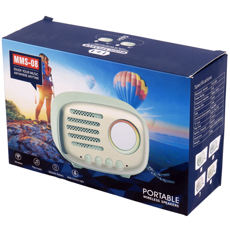 اسپیکر بلوتوثی رم و فلش خور MMS-08