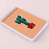 دفترچه یادداشت 100 برگ طرح کاکتوس مستر راد کد 170534 بالا بازشو