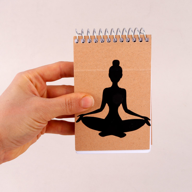 دفترچه یادداشت 100 برگ طرح Meditation مستر راد کد 170634 بالا بازشو