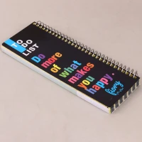 دفترچه To do List طرح Chanel مستر راد کد 168130 بغل بازشو