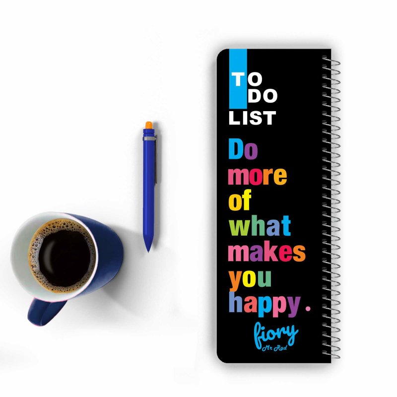دفترچه To do List طرح Chanel مستر راد کد 168130 بغل بازشو
