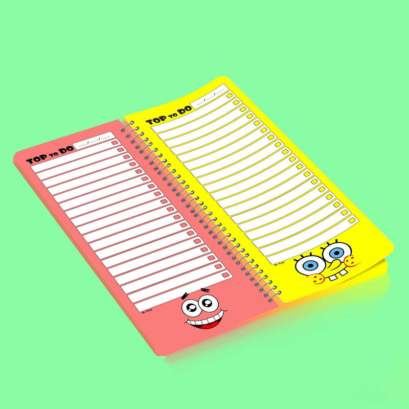 دفترچه To do List طرح باب اسفنجی مستر راد کد 176224 بغل بازشو