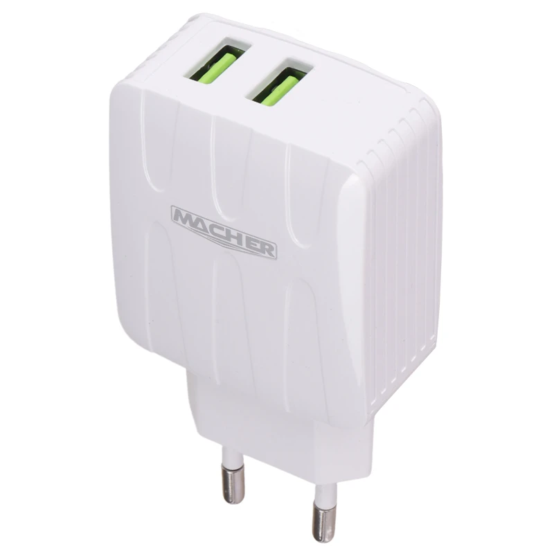 شارژر دیواری 12 وات مچر MR-45 2.4A + کابل میکرو یو اس بی