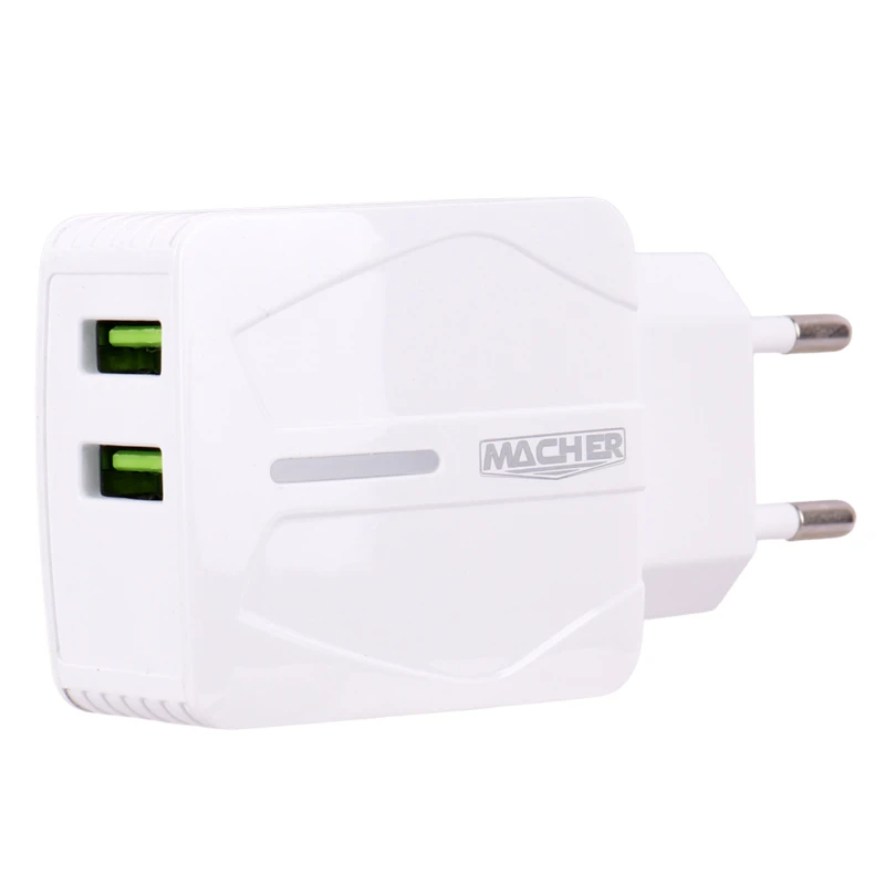 شارژر دیواری 12 وات مچر MR-46 2.4A + کابل میکرو یو اس بی