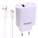شارژر دیواری 18 وات مچر MR-47 QC3.0 PD 2.4A + کابل میکرو یو اس بی