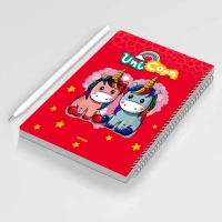 دفتر سیمی 50 برگ مستر راد طرح Unicorn کد 169526