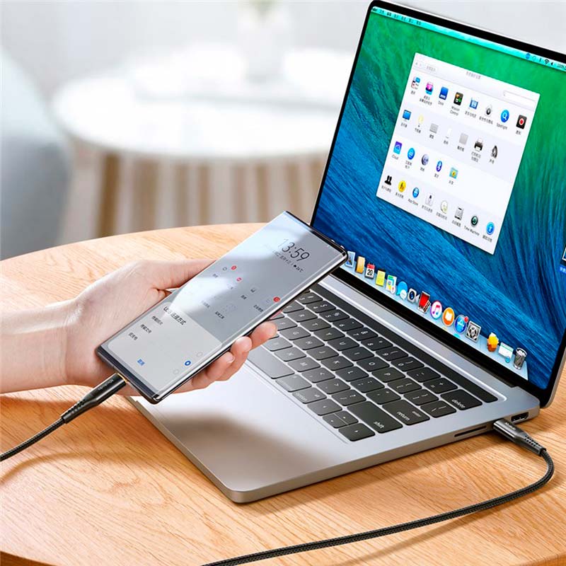 کابل دو سر تایپ سی فست شارژ 100 وات مک دودو CA-346 طول 1.8 متر