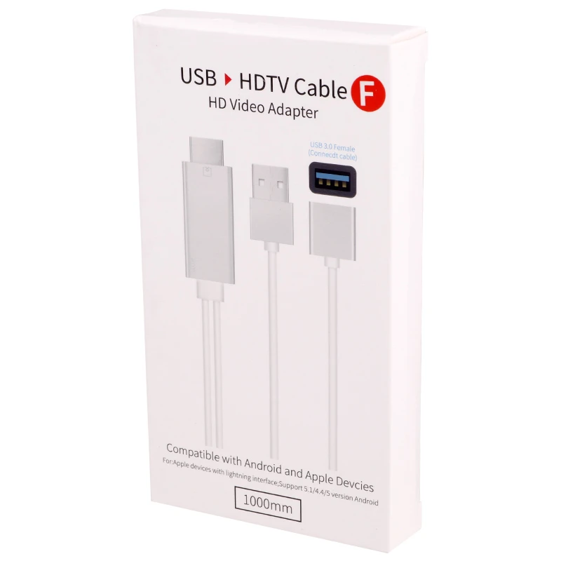 تبدیل USB 3.0 به MiraScreen L6M-2M HDMI طول 1 متر