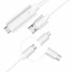 کابل تبدیل Lightning/Micro USB/Type-C به MiraScreen LD6M-3M HDMI طول 3 متر