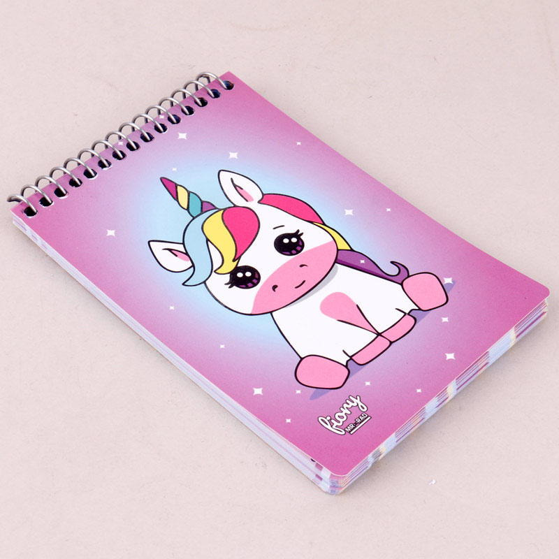 دفترچه یادداشت 50 برگ طرح Unicorn مستر راد کد 175227 بالا بازشو