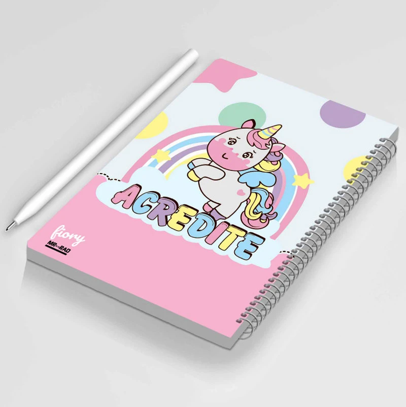 دفتر سیمی 50 برگ طرح Unicorn مستر راد کد 172228