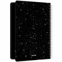 دفتر نقاشی سیمی 75 برگ طرح بلک ژورنال ستاره مستر راد کد 168530