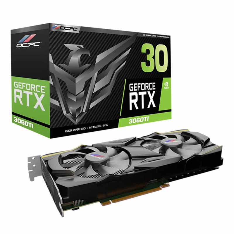 کارت گرافیک OCPC GeForce RTX 3060Ti 8GB GDDR6 256Bit