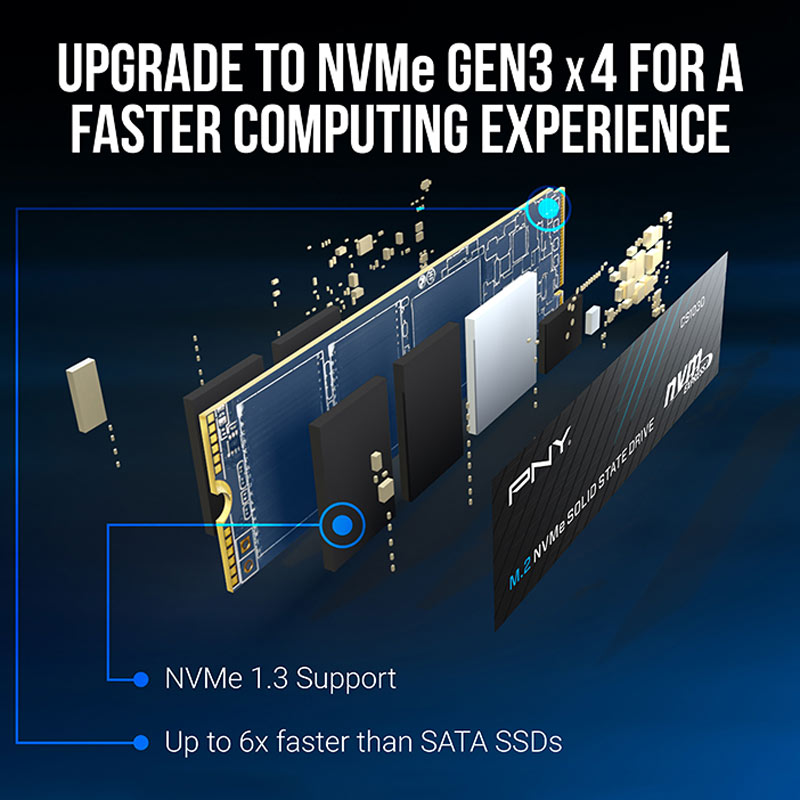 حافظه SSD پی ان وای PNY CS1030 250GB M.2
