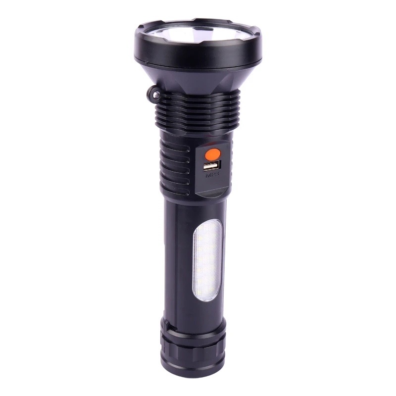 چراغ قوه شارژی اسپیکر دار QY-BT01A