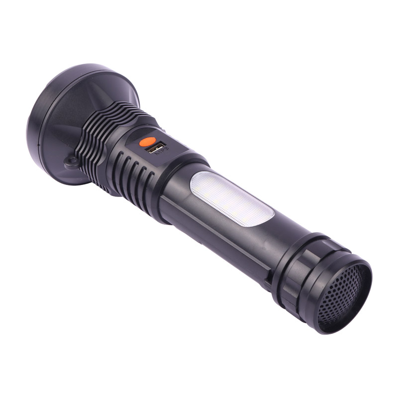 چراغ قوه شارژی اسپیکر دار QY-BT01A