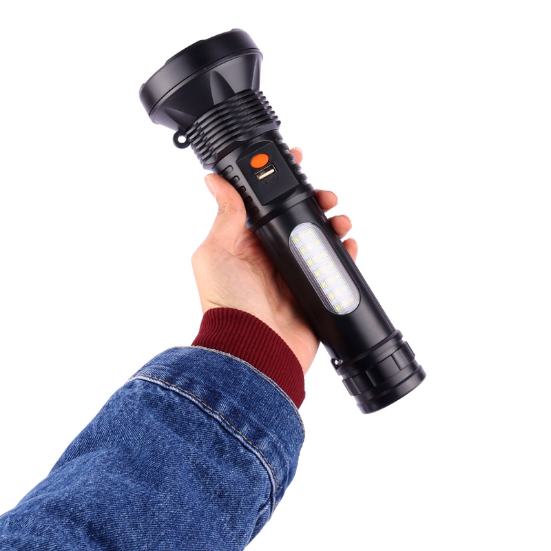 چراغ قوه شارژی اسپیکر دار QY-BT01A