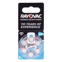 باتری سمعکی Rayovac PR44 بسته 6 عددی