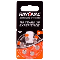 باتری سمعکی Rayovac PR48 بسته 6 عددی