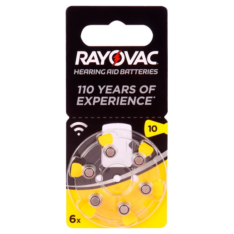 باتری سمعکی Rayovac PR70 بسته ۶ عددی