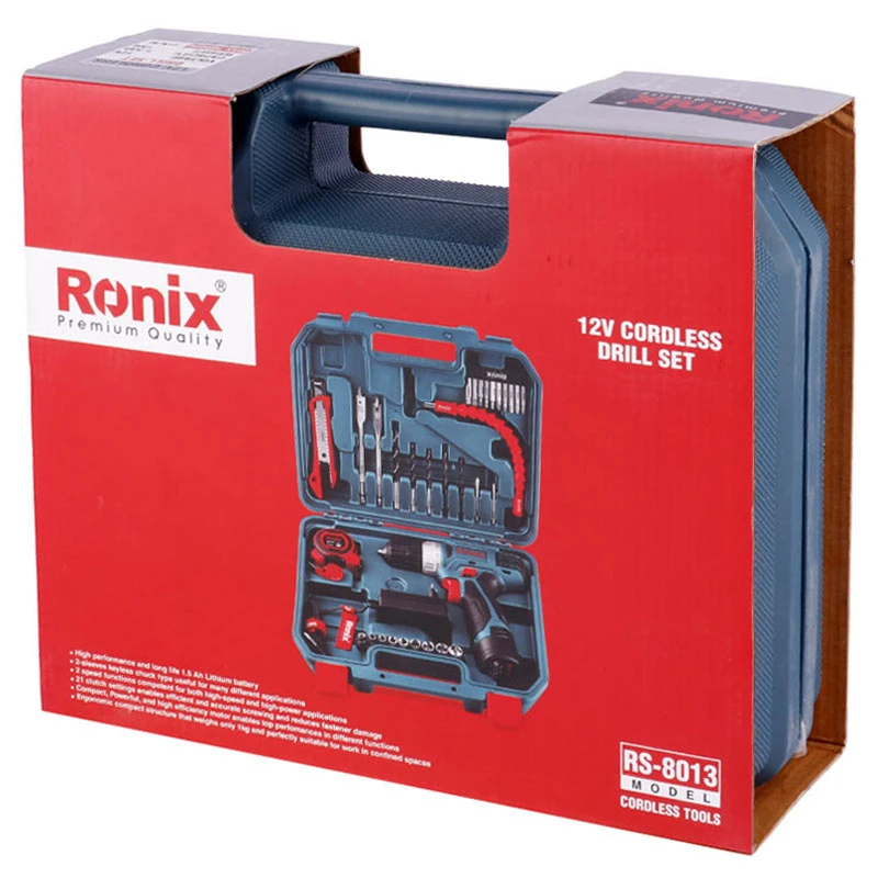 کیت دریل شارژی 35 پارچه رونیکس RS-8013