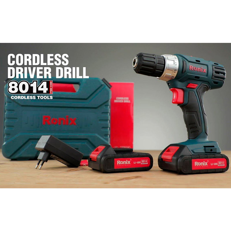 کیت دریل شارژی Ronix RS-8014