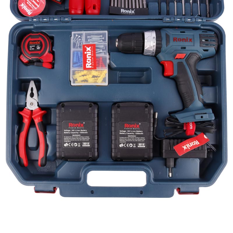 کیت دریل شارژی Ronix RS-8018