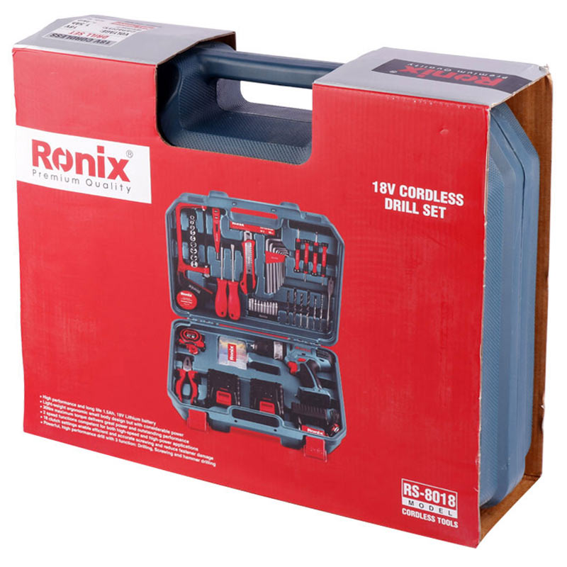 کیت دریل شارژی Ronix RS-8018