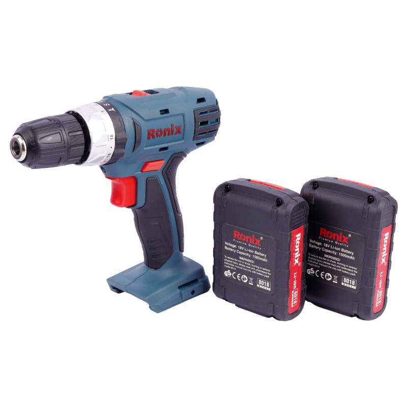 کیت دریل شارژی چکشی Ronix RS-8019