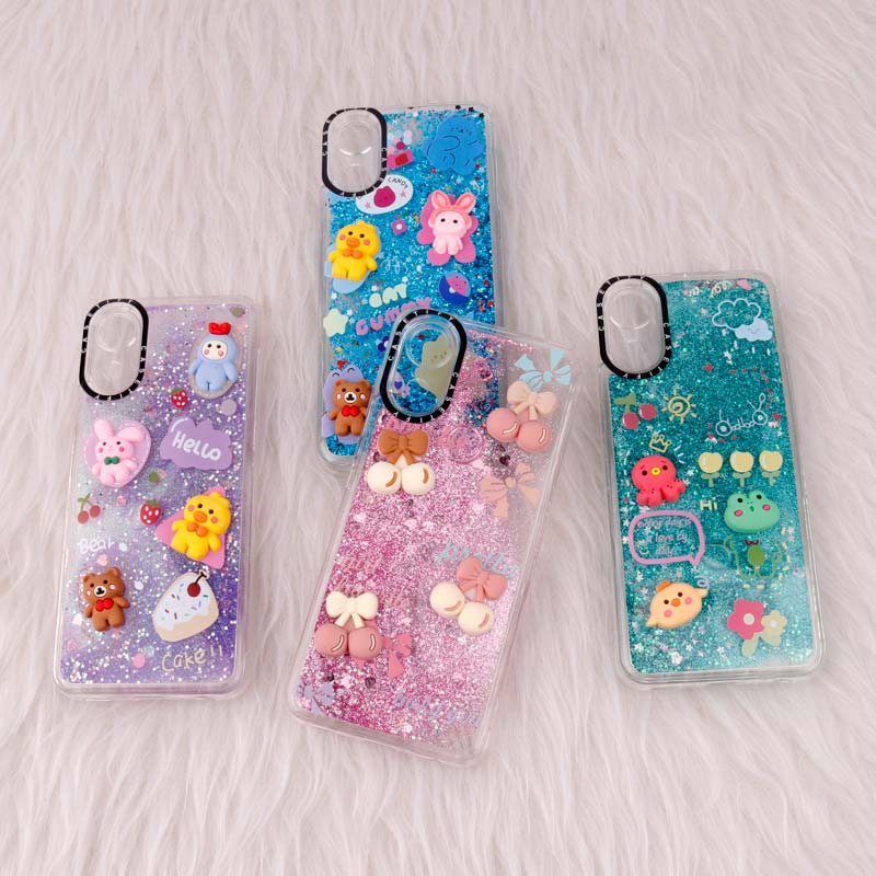 قاب آکواریومی Casetify سامسونگ Galaxy A03 Core عروسکی برجسته محافظ لنزدار