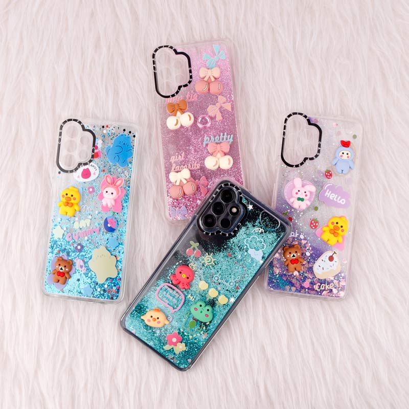 قاب آکواریومی Casetify سامسونگ Galaxy A13 عروسکی برجسته محافظ لنزدار