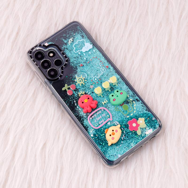 قاب آکواریومی Casetify سامسونگ Galaxy A13 عروسکی برجسته محافظ لنزدار