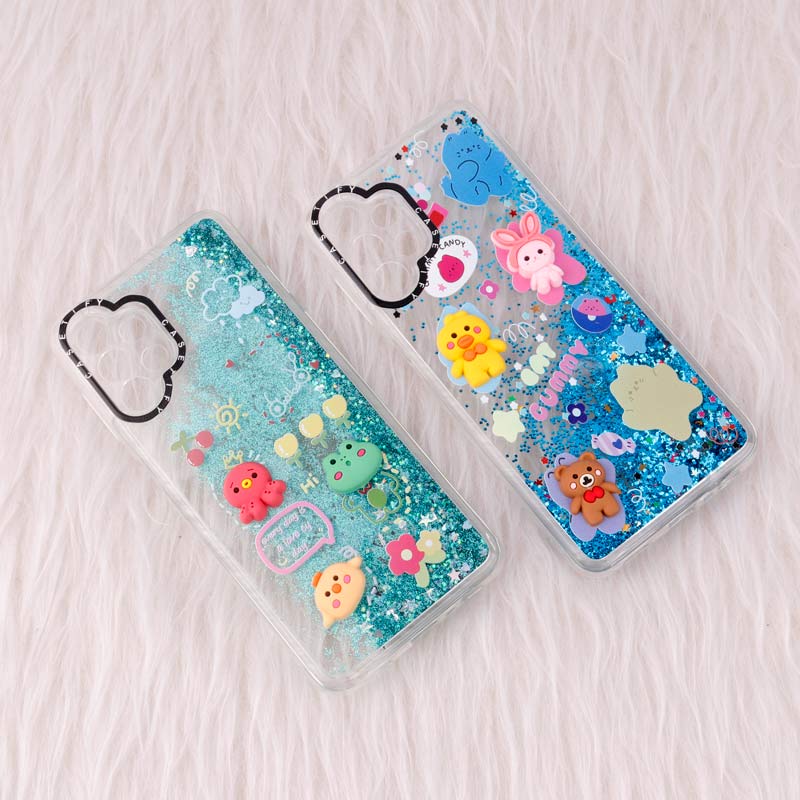 قاب آکواریومی Casetify سامسونگ Galaxy A13 عروسکی برجسته محافظ لنزدار